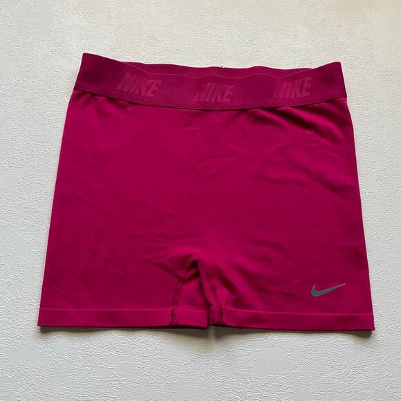 Nike Golf Dri-Fit Compression Shorts Women’s Small Fuchsia Pink Activewear - Picture 1 of 8